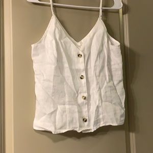 Button down tank top